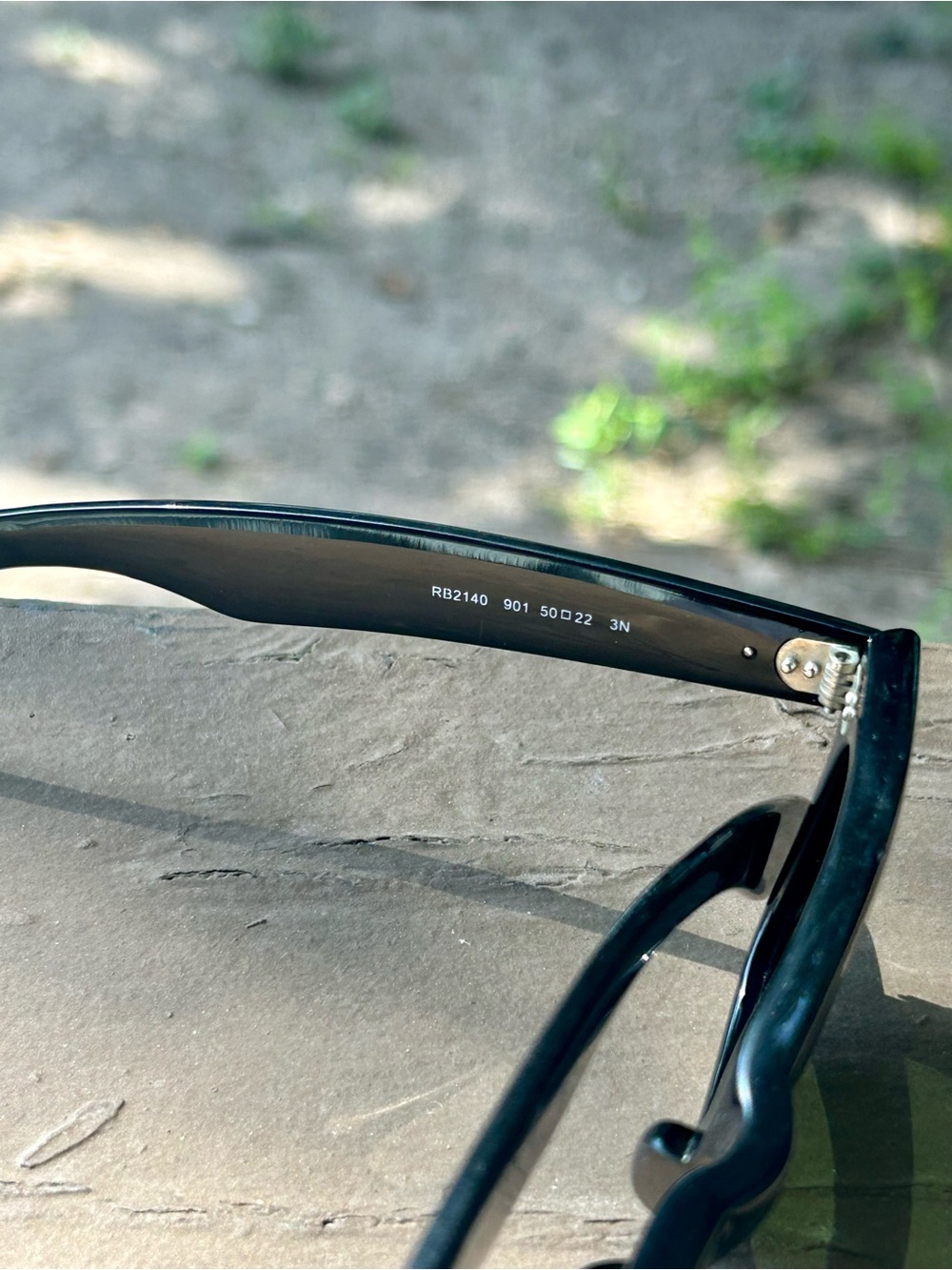 Ray-Ban Black Wayfarer-Style Sunglasses - Picture 4 of 6